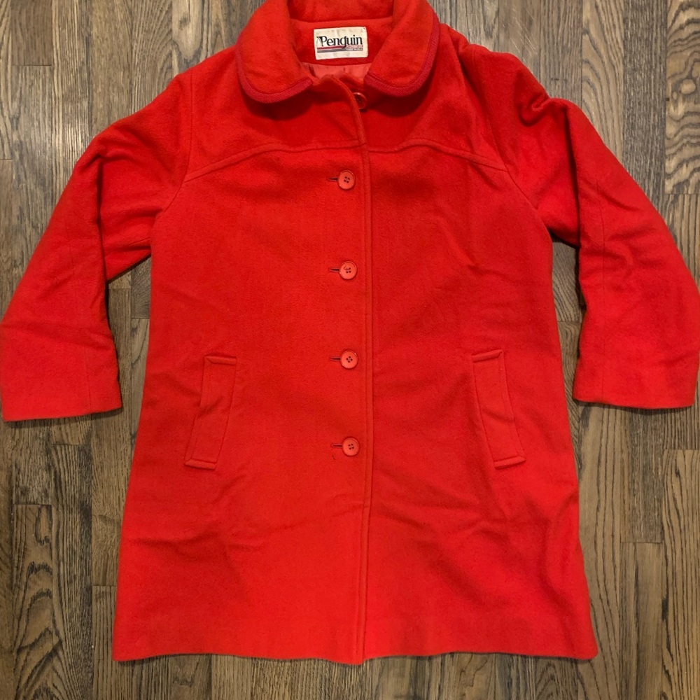 Red Penguin Coat